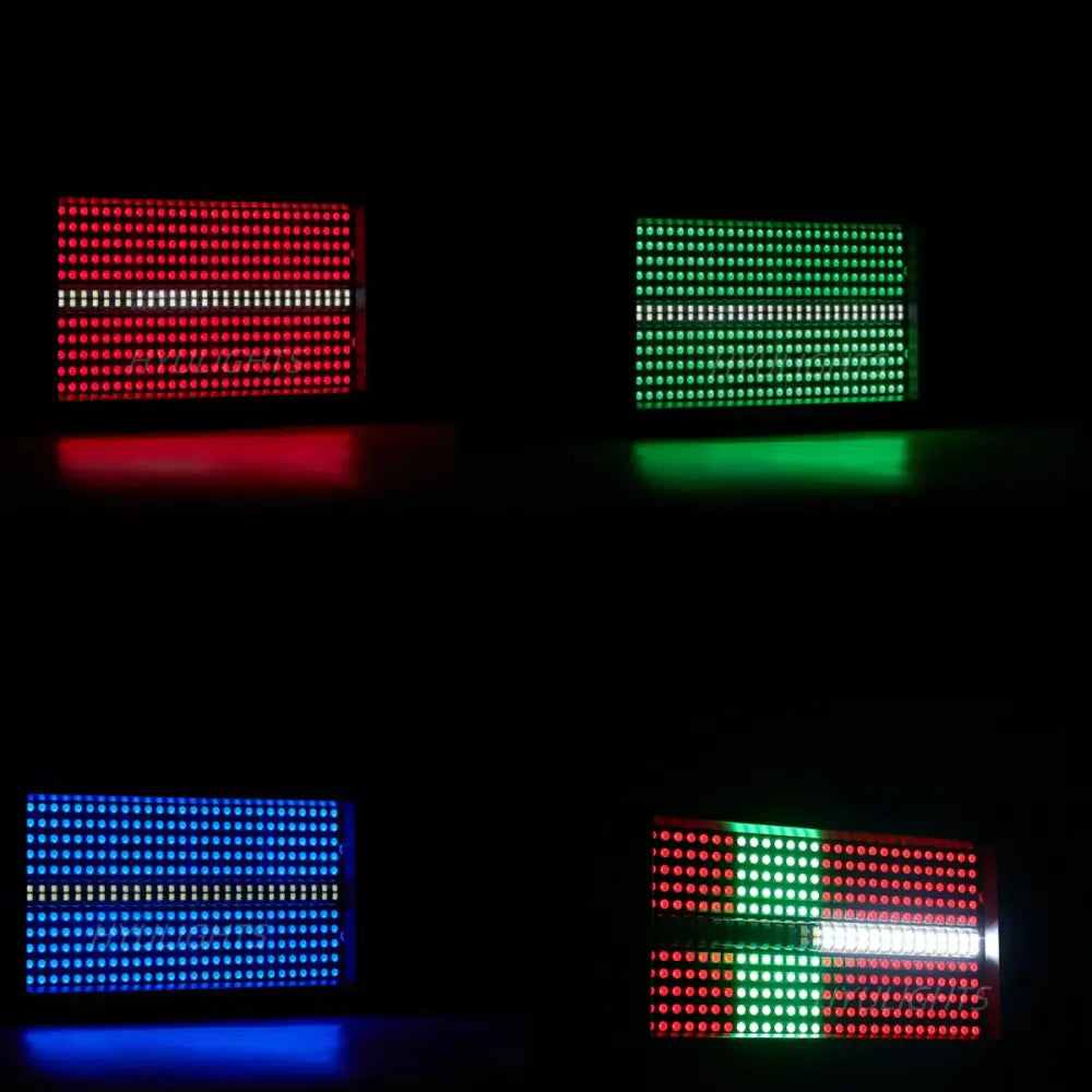 Black led rgbw strobe wash stage lighting for party room effects