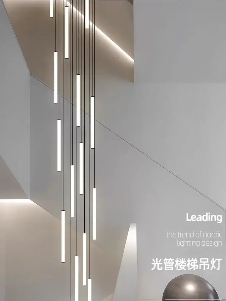 Modern black led spiral ceiling chandelier living room 50 light