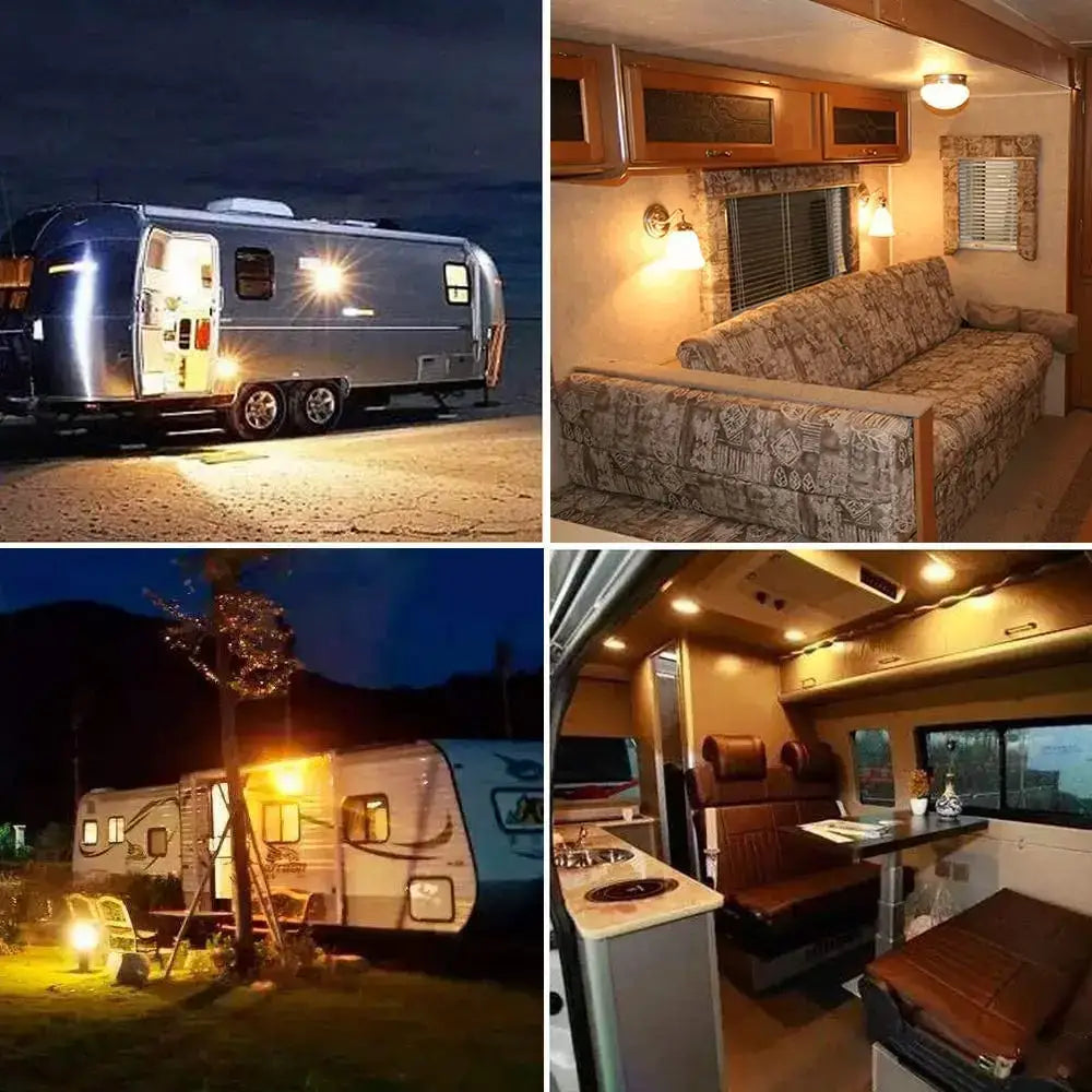 Vintage clear glass low voltage led bulb bedroom retro cabin light