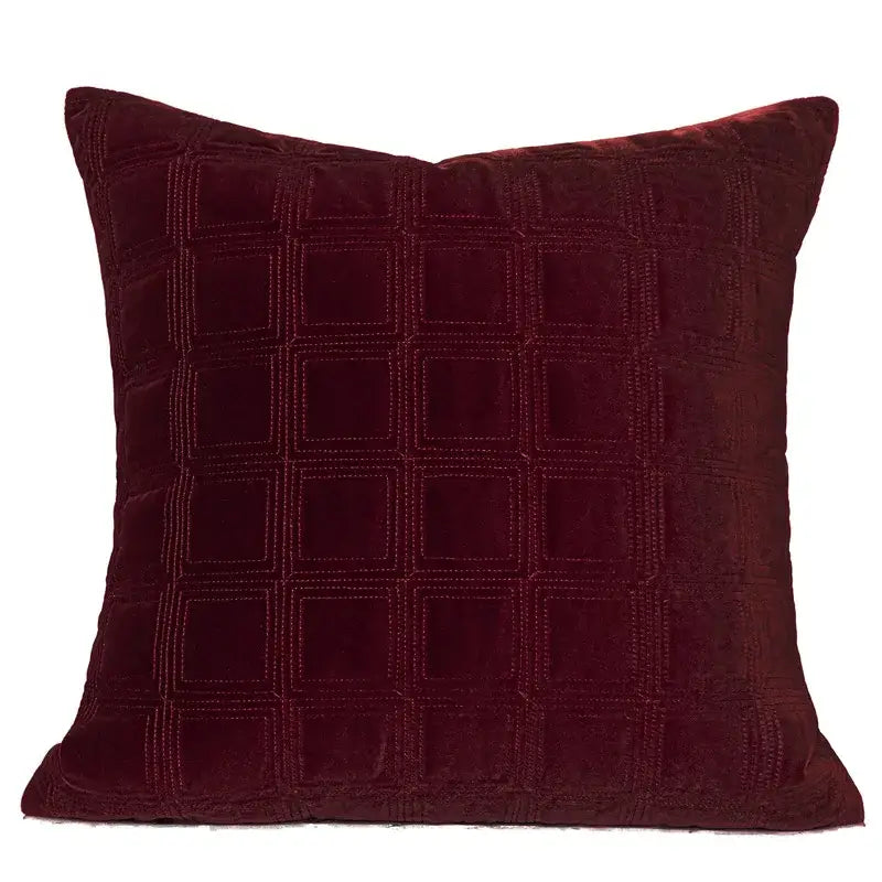 Black textured luxe linen blend cushion covers living room decor