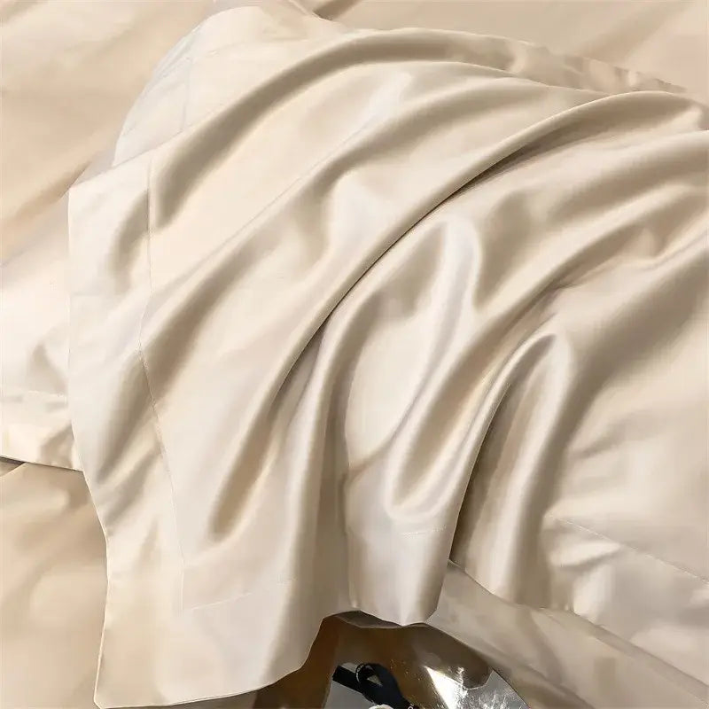 Sage green satin 1000tc duvet cover bedroom bedding set