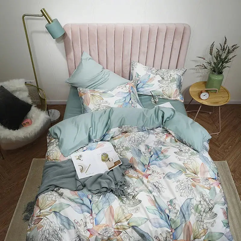 Pastel marine egyptian cotton duvet cover – bedroom bedding set