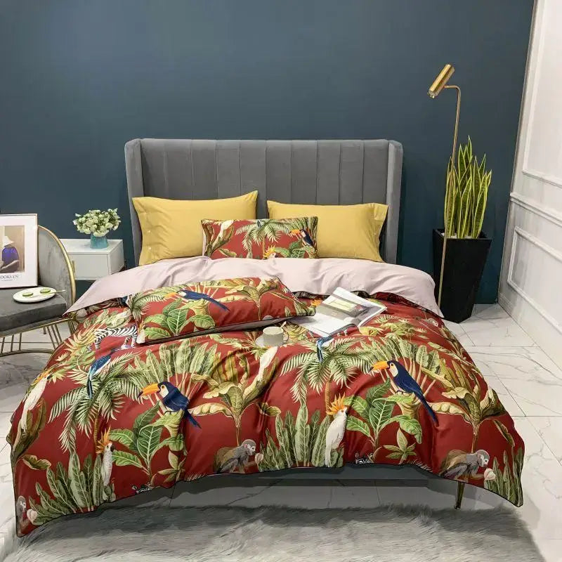 Pastel marine egyptian cotton duvet cover – bedroom bedding set