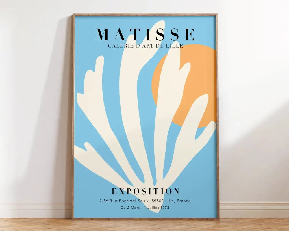 Matisse floral art flower market framed poster – living room decor