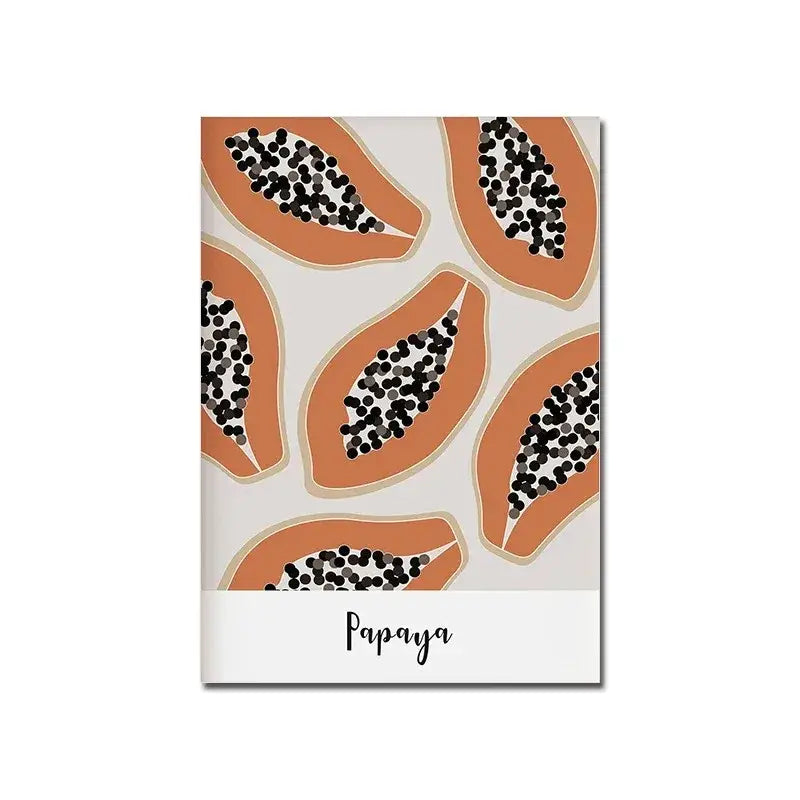 Modern flower market bauhaus canvas print living room wall decor