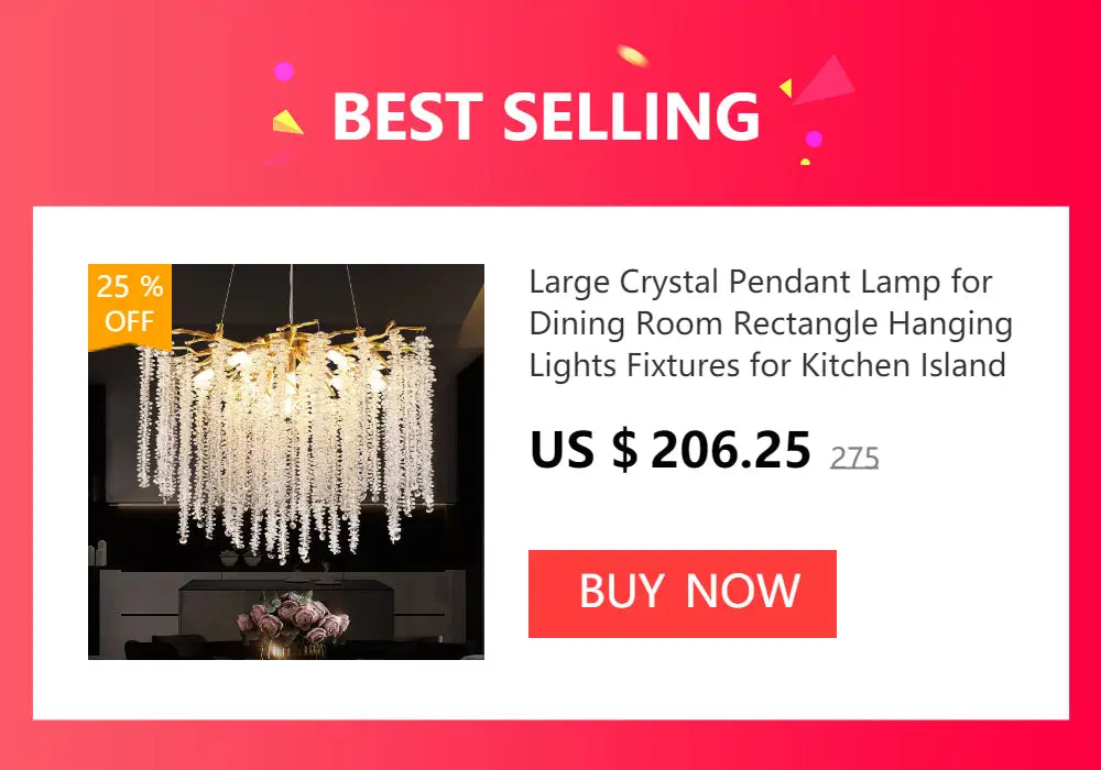 Modern gold branch crystal chandelier for living room