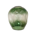 Modern green glass ball led chandelier dining room light
