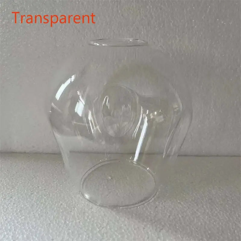 Modern nordic glass pendant lamps smoke grey dining room lights