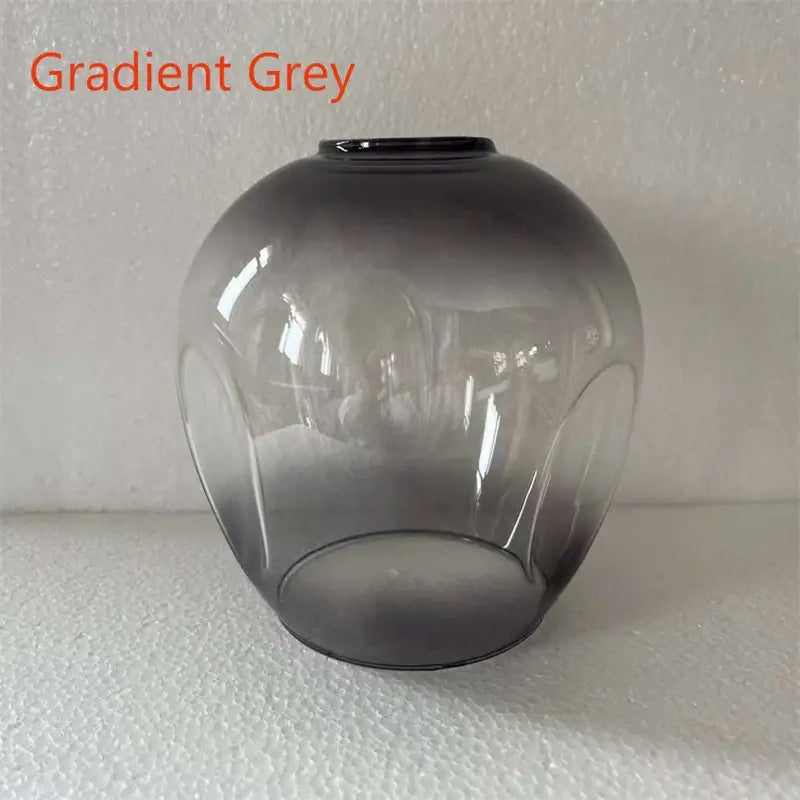 Modern nordic glass pendant lamps smoke grey dining room lights