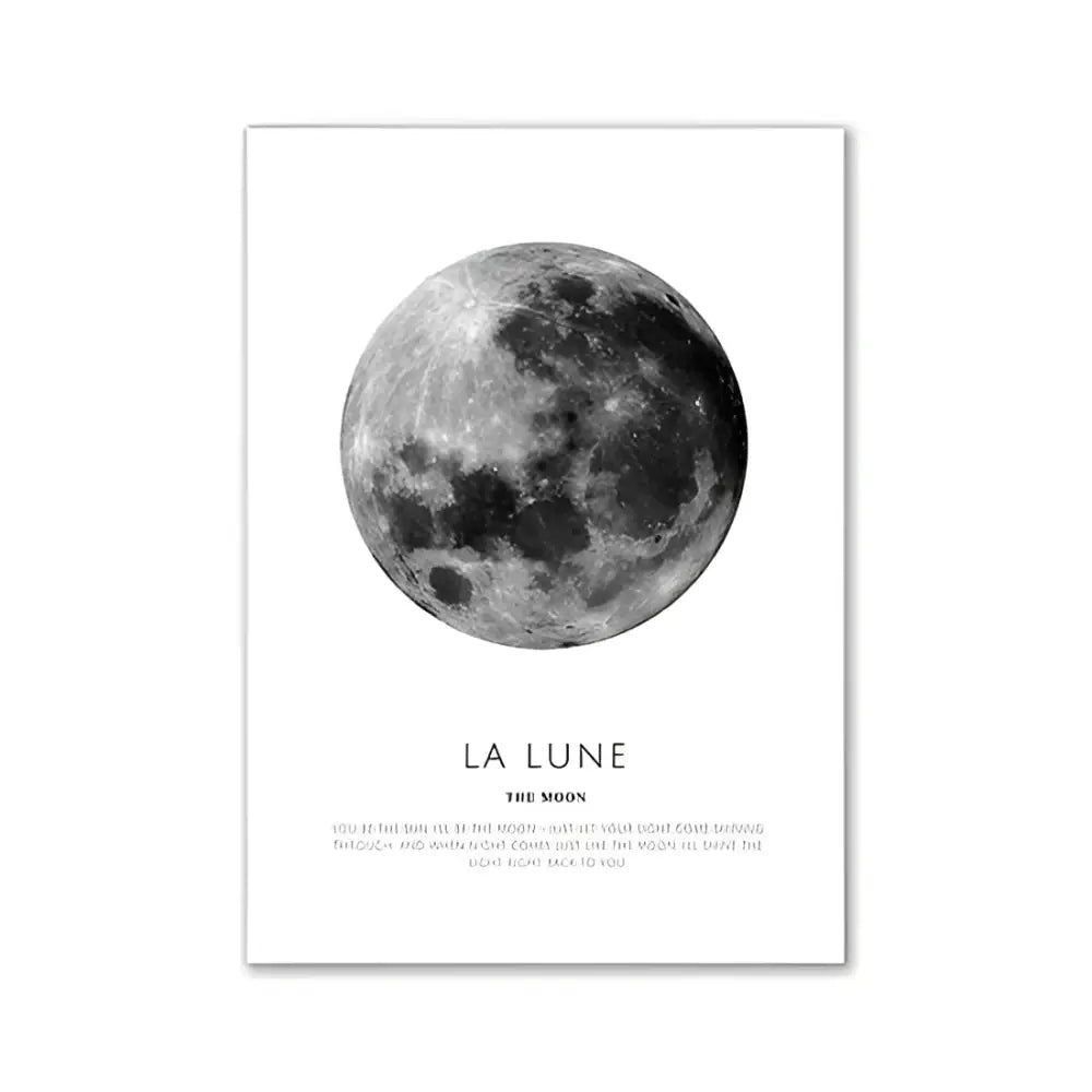 Modern pink aesthetic moon wall art print for bedroom