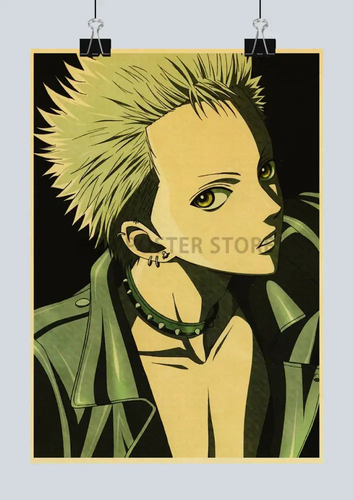 Retro nana anime poster set bedroom fashion wall decor