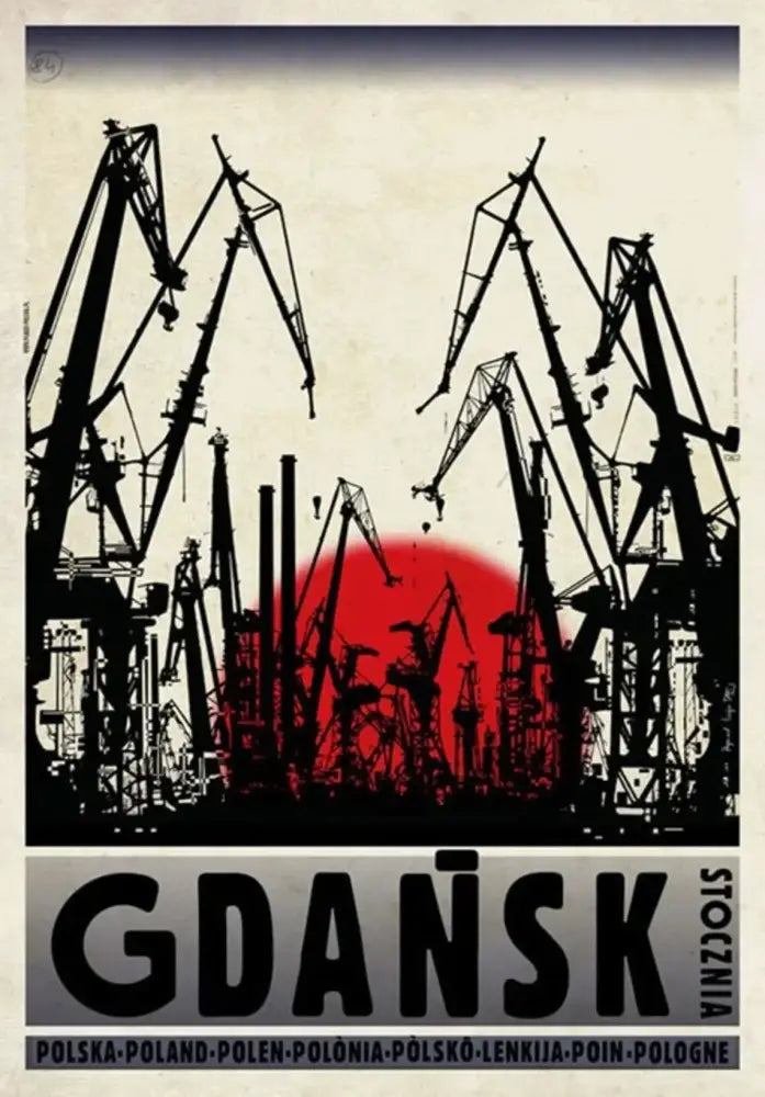 Vintage red sady grojeckie kitchen posters canvas prints