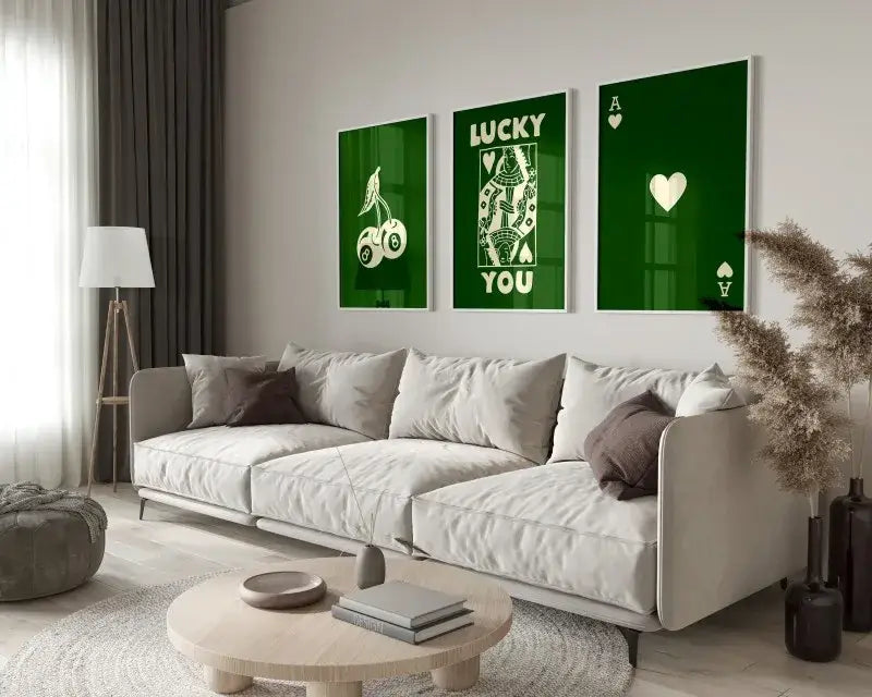 Retro funky queen wall art posters set living room canvas decor