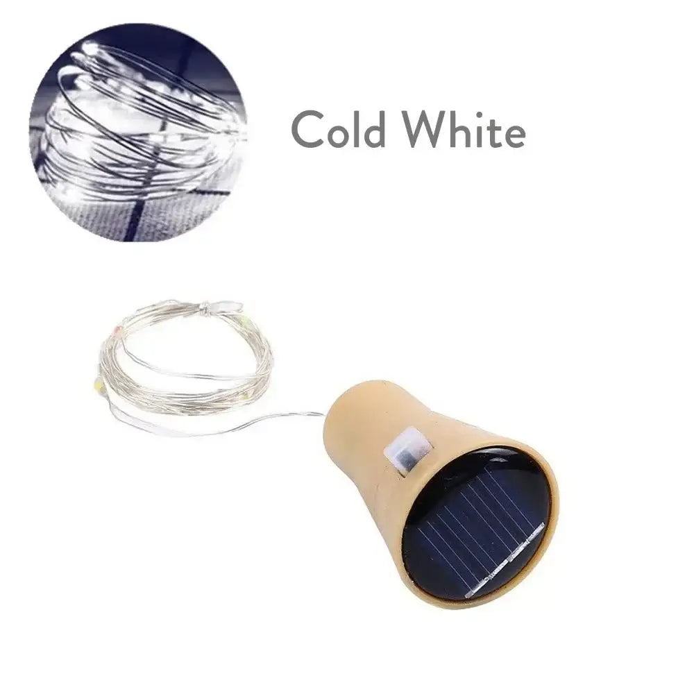 Brown solar wine bottle fairy lights 3 pack garden and dining room