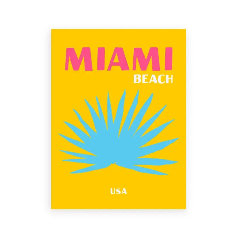 Vibrant lime green maldives travel posters art print bedroom decor