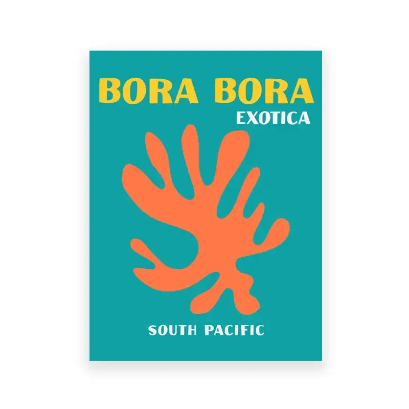 Retro pink and teal bali indonesia travel posters art bedroom decor