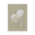 Vintage farmhouse landscape white floral wall art living room canvas