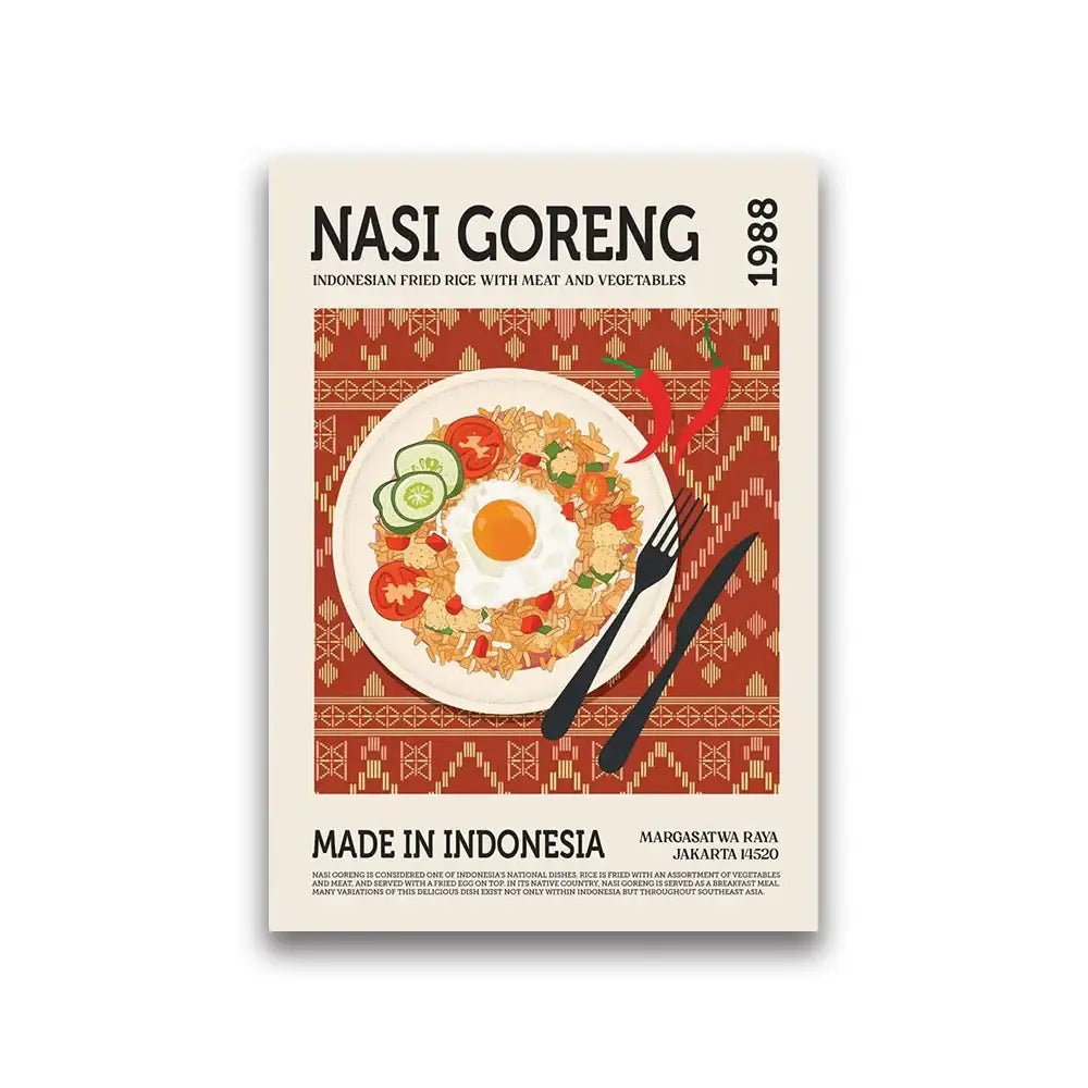 Minimalist purple ramen world cuisine canvas print kitchen wall art