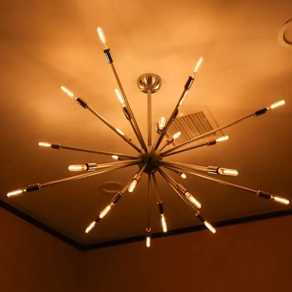 Dimmable vintage led filament bulb amber glass bedroom light