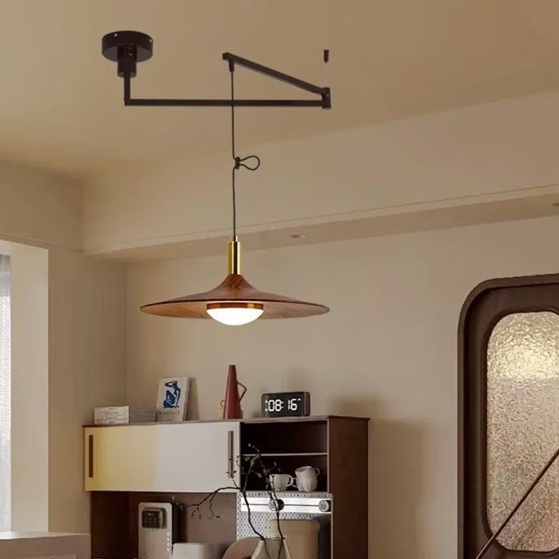 Dining Room Chandelier Simple Walnut Creative Chandelier