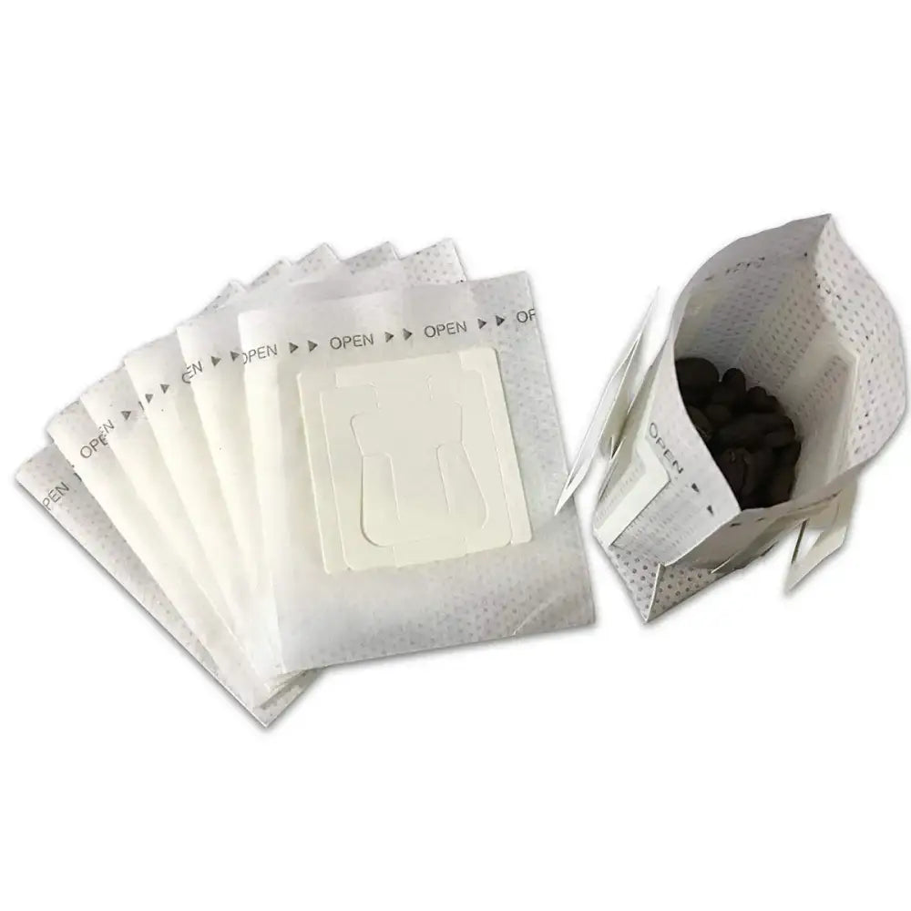Disposable coffee filter cup with metal frame kitchen drip bag