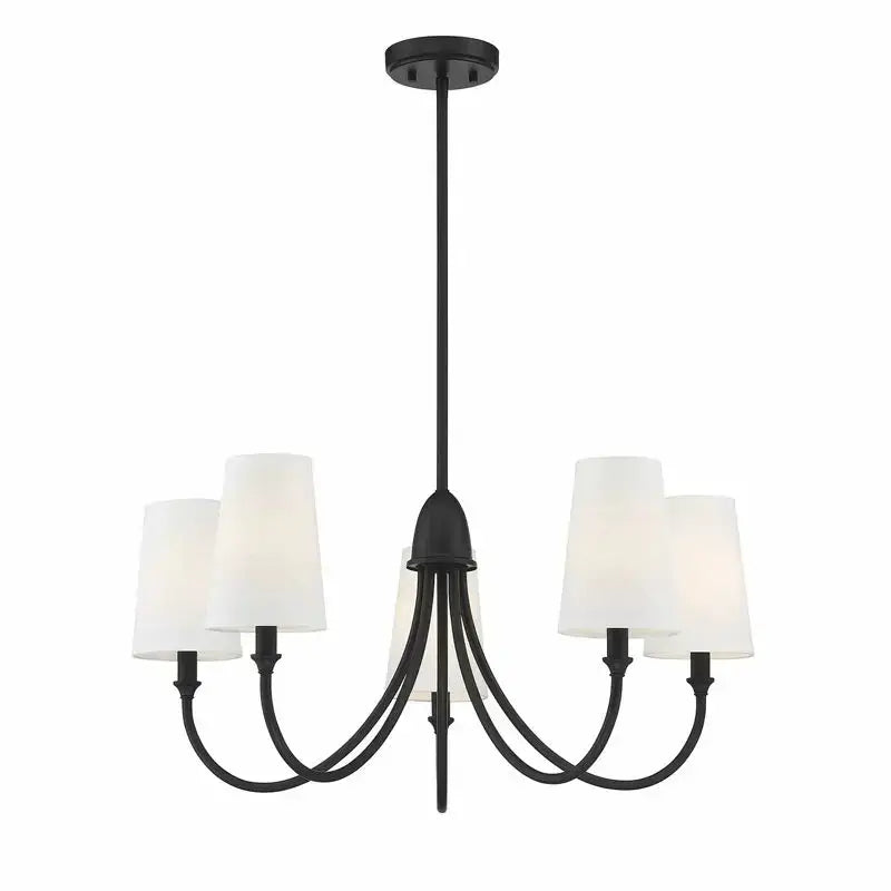 Double layered minimalist wrought iron pendant light dining room