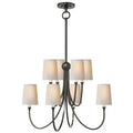 Double layered minimalist wrought iron pendant light dining room