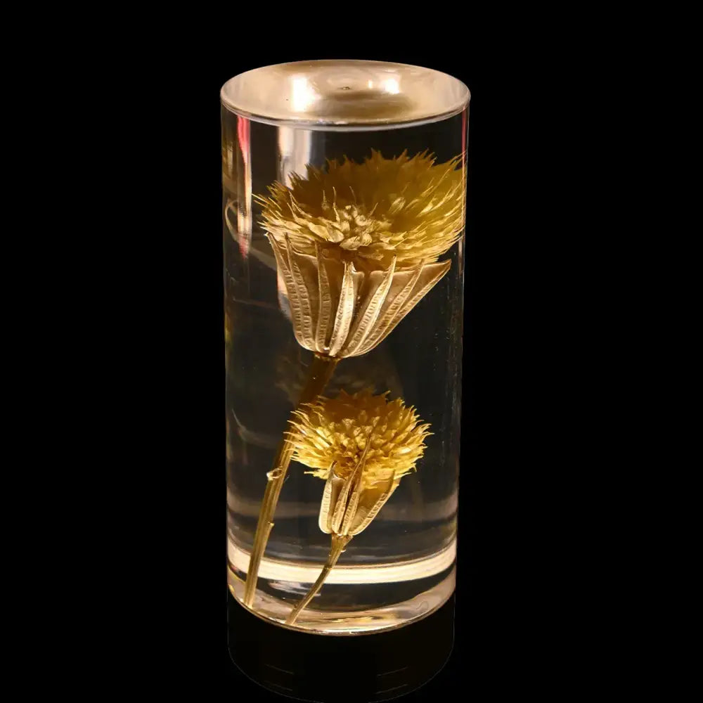 Elegant brass decorbites eternal flower desk lamp bedroom nightlight