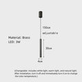Elegant brass pendant light – dining room matte black cylindrical design