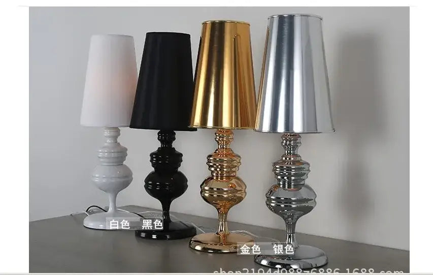 Elegant european style bedside lamp for bedroom and living room