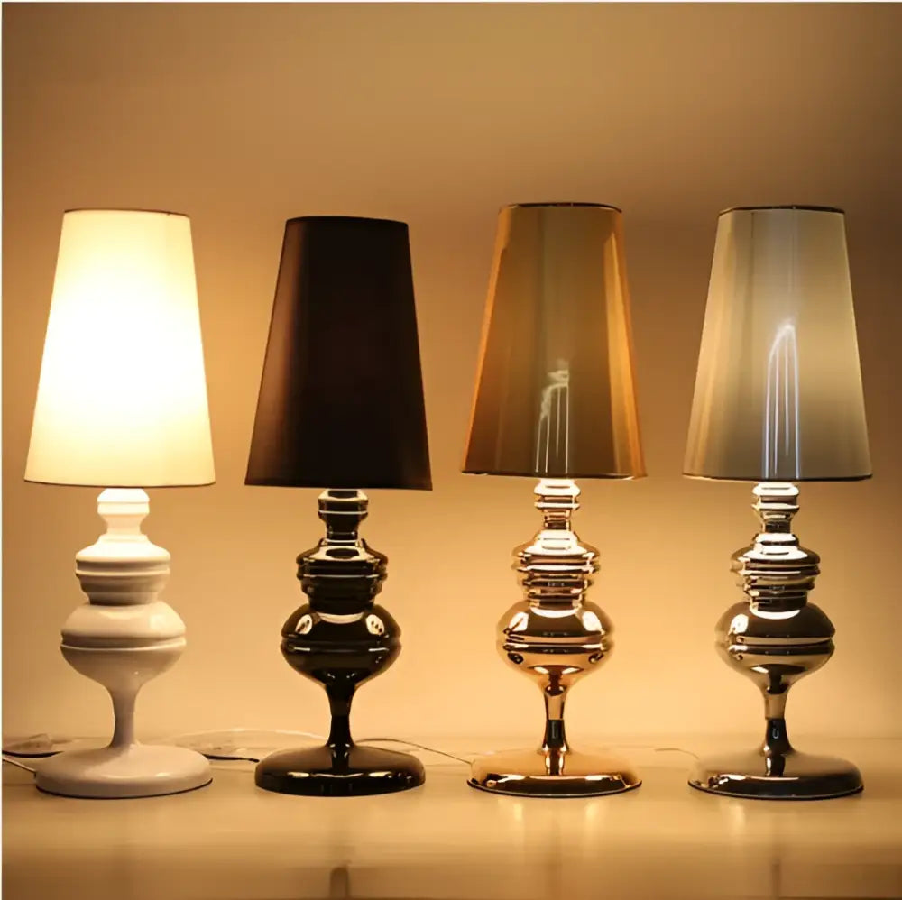 Elegant european style bedside lamp for bedroom and living room