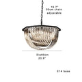 Elegant gold and glass crystal pendant lights kitchen island lamps