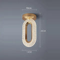 Elegant gold crystal oval pendant light chandelier for living room