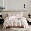 Elegant mint floral eucalyptus fiber bedding set bedroom decor