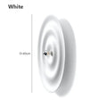 Elegant white ripple led wall sconce bedroom decor light