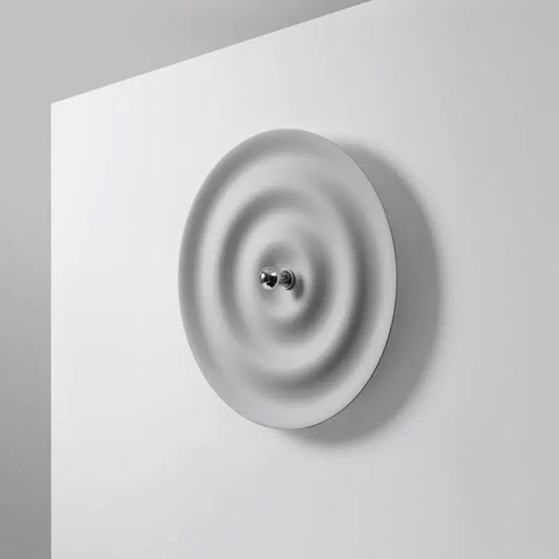 Elegant white ripple led wall sconce bedroom decor light