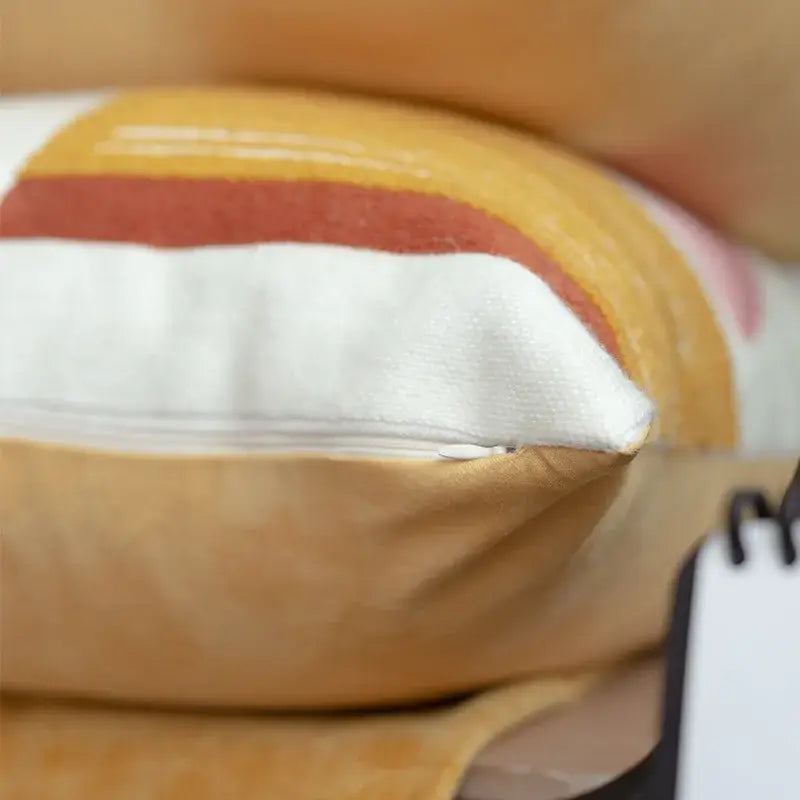 Embroidered cushion cover set of 4 colors living room decor