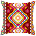 Ethnic bohemian geometric pillow cover living room throw decor