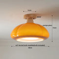 Floral etched glass led ceiling lamp brass & walnut living room