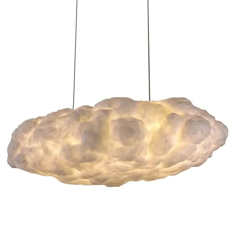 Fluffy white cloud chandelier dining room pendant light