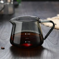 Fluted clear glass coffee pot – kitchen ribbed carafe