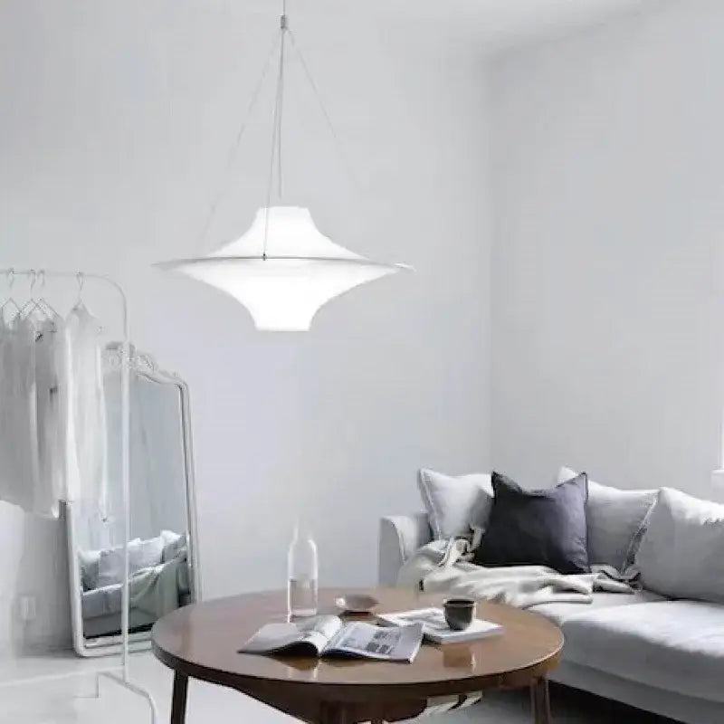 French cream modern chandelier white ceramic pendant for dining room
