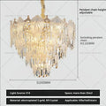 French crystal chandelier cream leaf pendant light dining room