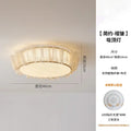 French ruffled beige cream wind led ceiling light for bedroom
