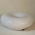 French style orange glossy ceramic decorative wall lamp bedroom light