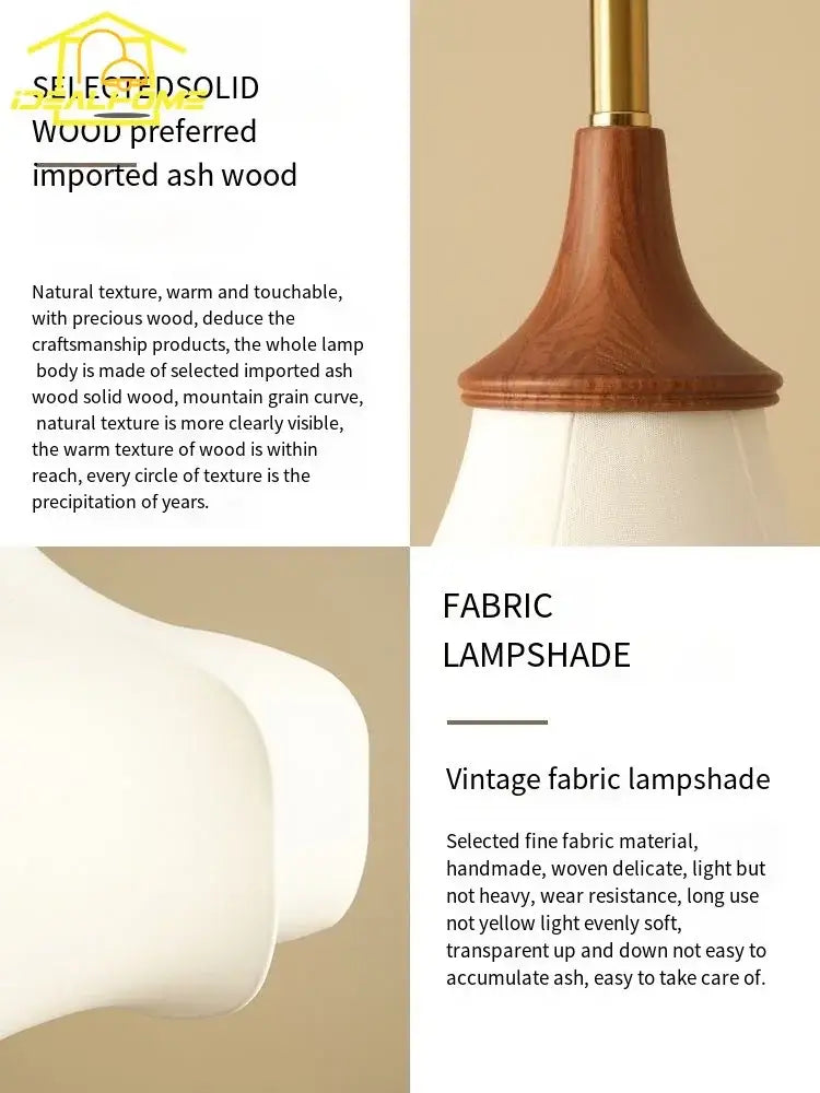 French vintage cream floral fabric pendant light bedroom