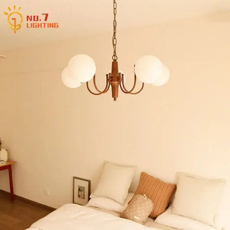 French vintage iron antique bronze pendant light kitchen chandelier
