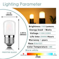Frosted dimmable tubular led light bulbs 10 pack kitchen light