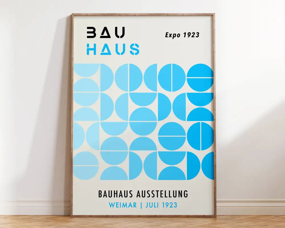 Bauhaus black & white geometric art canvas prints living room decor