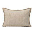 Geometric brown leather splicing throw pillow cover living room decor